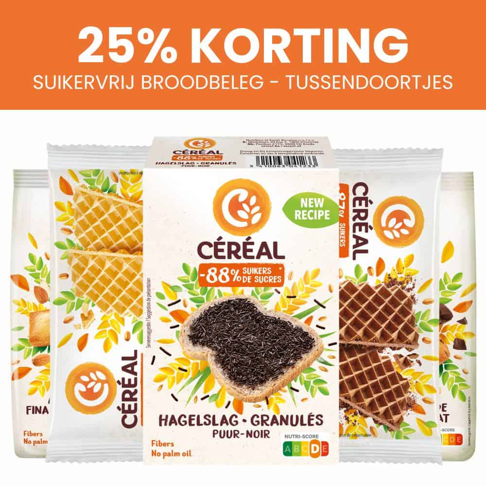 25% Korting op Cereal bij Lowcarbcenter.